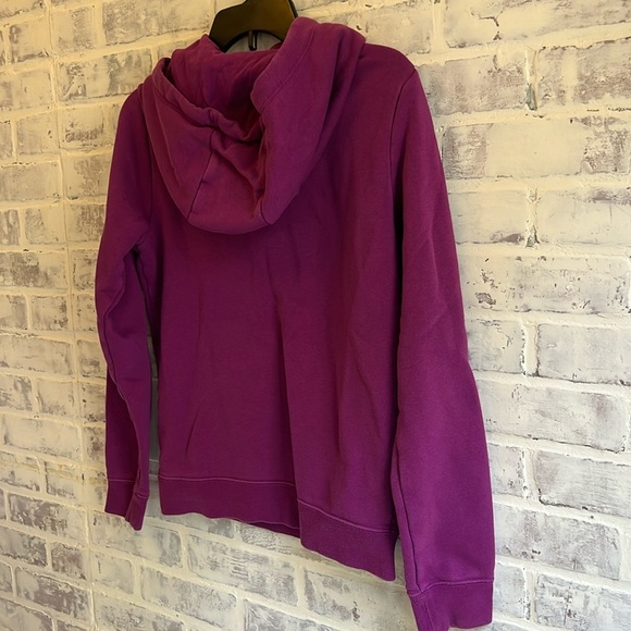 Nike Women's Funnel Neck Swoosh Check Logo Hoodie Pullover Pocket Size XS - Picture 5 of 9